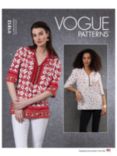 Vogue Misses' Tunic Top Sewing Pattern V1812, A
