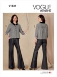 Vogue Misses' Bow Jacket & Flared Trousers Sewing Pattern V1831, B5