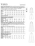 Vogue Misses' Skirt Trousers Sewing Pattern V1815