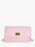 Honey & Toast Eddie Mini Leather Shoulder Bag, Pale Pink