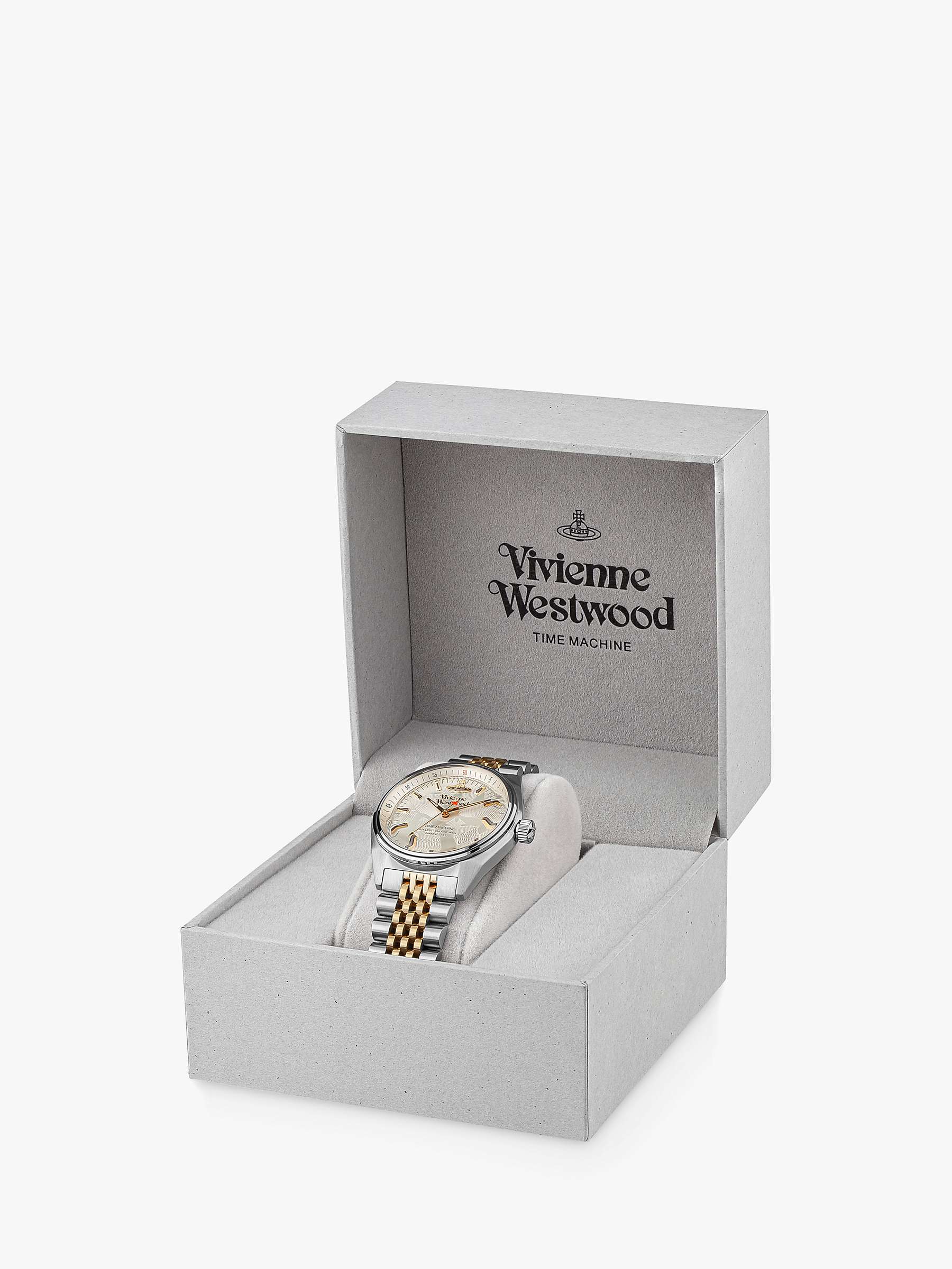 Buy Vivienne Westwood VV251WGSG Women's Lady Sydenham Bracelet Strap Watch, Multi/Pale Grey Online at johnlewis.com