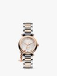 Vivienne Westwood VV006SLRS Women's Orb Diamond Bracelet Strap Watch, Silver/Rose Gold