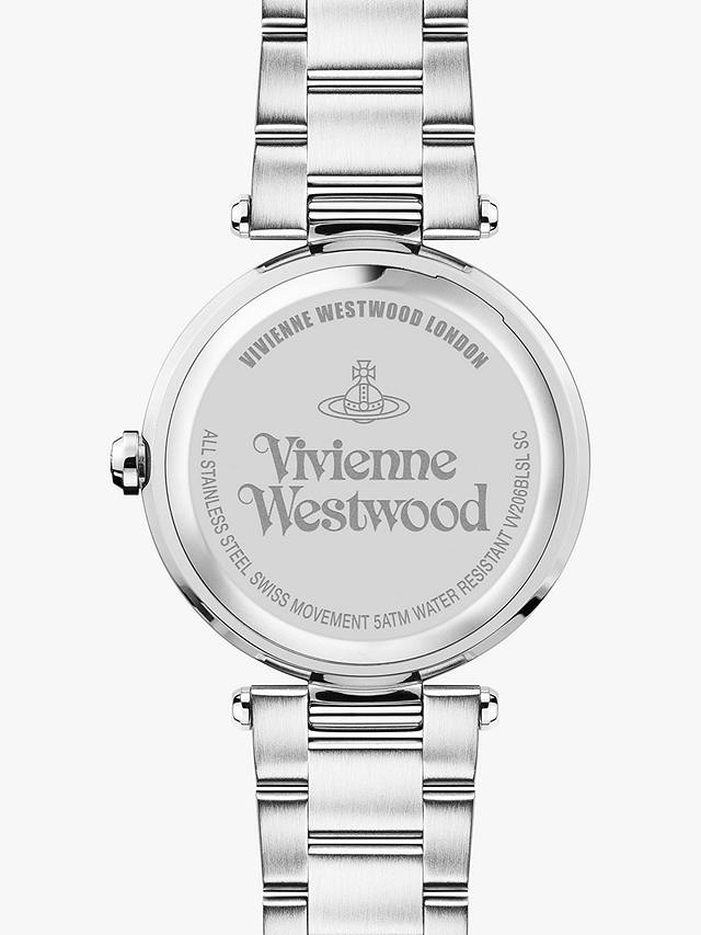 Vivienne Westwood VV206BLSL Women's Montagu Bracelet Strap Watch, Silver/Blue