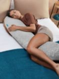 Kally Sleep Sherpa Fleece Full Length Body Support Pillow
