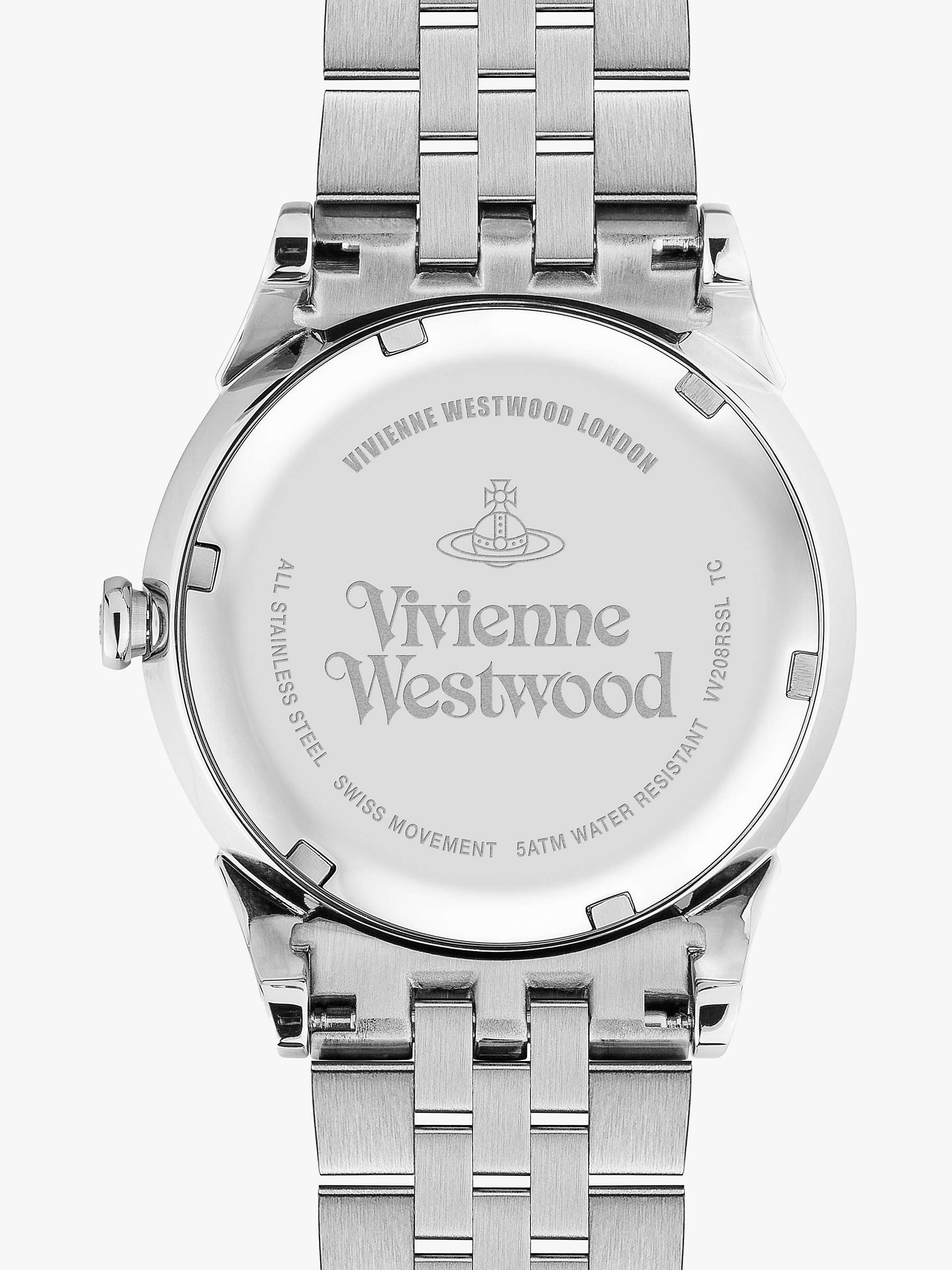 Buy Vivienne Westwood Women's The Wallace Swarovski Crystal Two-Tone Bracelet Strap Watch Online at johnlewis.com