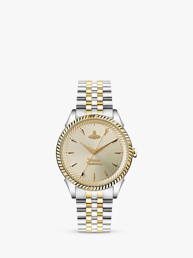 Vivienne Westwood VV240CPSG Women's Seymour Bracelet Strap Watch, Multi/Champagne VV240CPSG