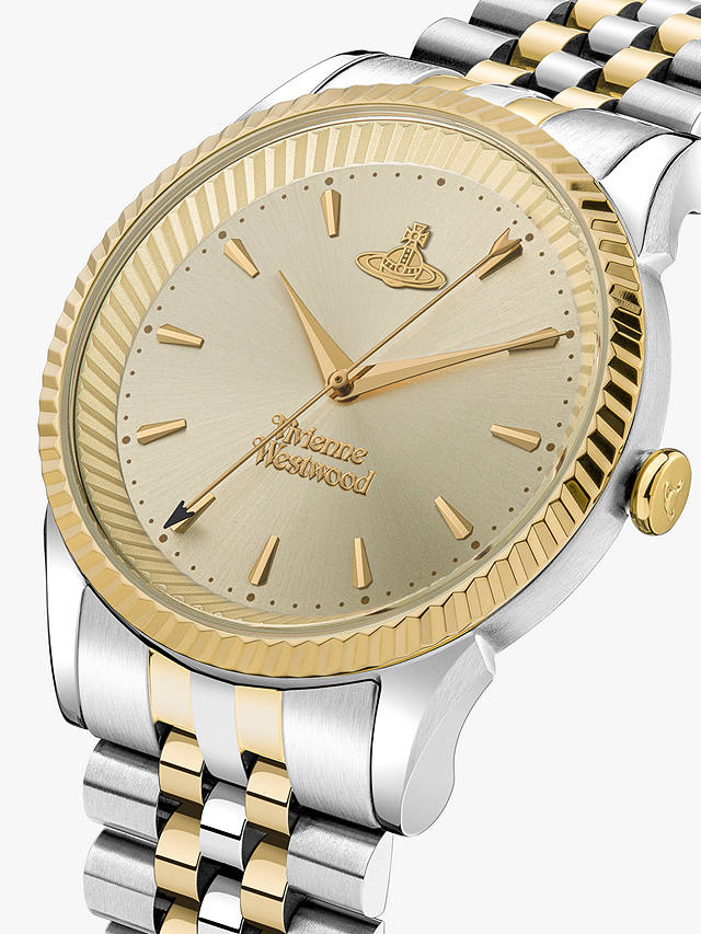 Vivienne Westwood VV240CPSG Women's Seymour Bracelet Strap Watch, Multi/Champagne VV240CPSG