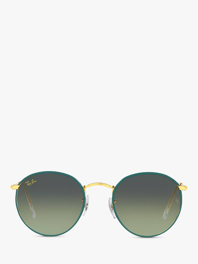 Ray-Ban RB2283 Men's Phantos Sunglasses, Petroleum on Legend Gold
