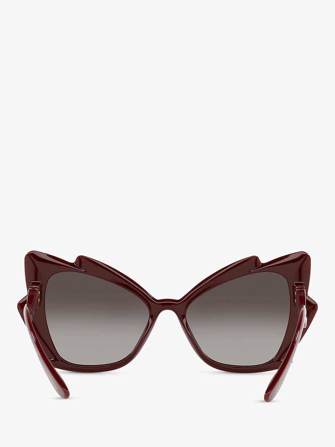 Buy Dolce & Gabbana DG616632 Women's Cat's Eye Sunglasses, Bordeaux Online at johnlewis.com