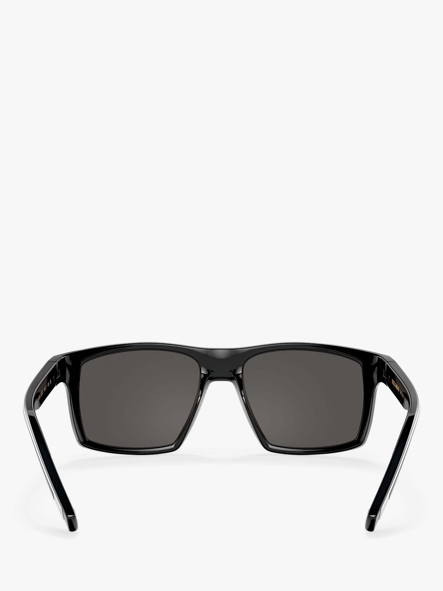 Buy Dolce & Gabbana DG6160 Men's Polarised Square Sunglasses, Grey Online at johnlewis.com