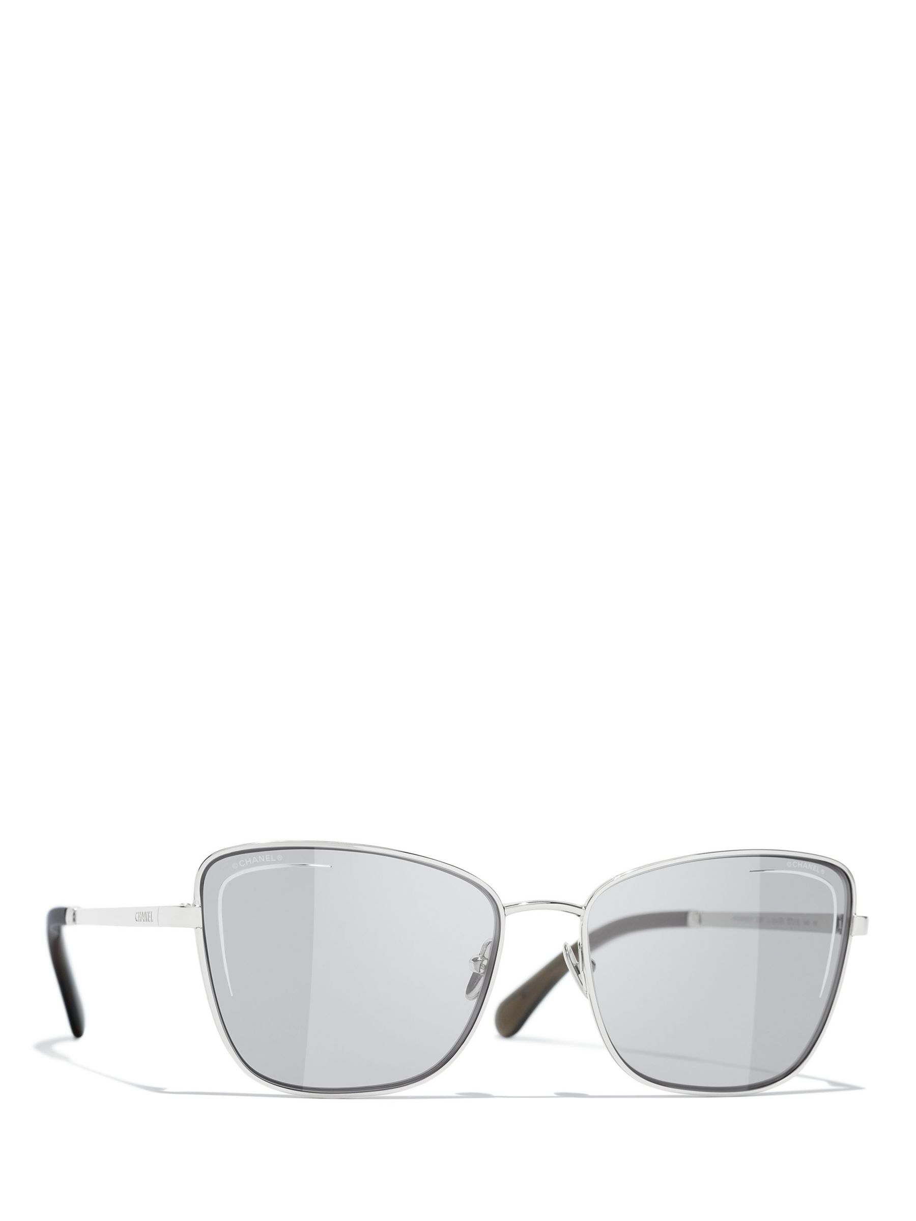 CHANEL Women's Silver Sunglasses