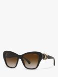 CHANEL Butterfly Sunglasses CH5457QB Black/Brown Gradient