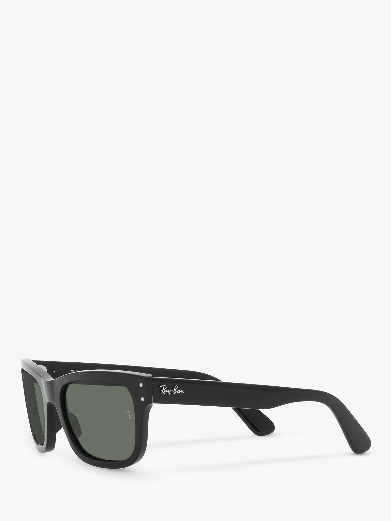 Buy Ray-Ban RB2283901 Men's Polarised Sunglasses, Black/Green Online at johnlewis.com
