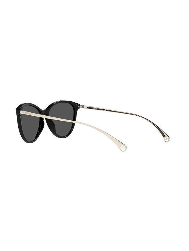 CHANEL CH5459 Women's Phantos Sunglasses, Black