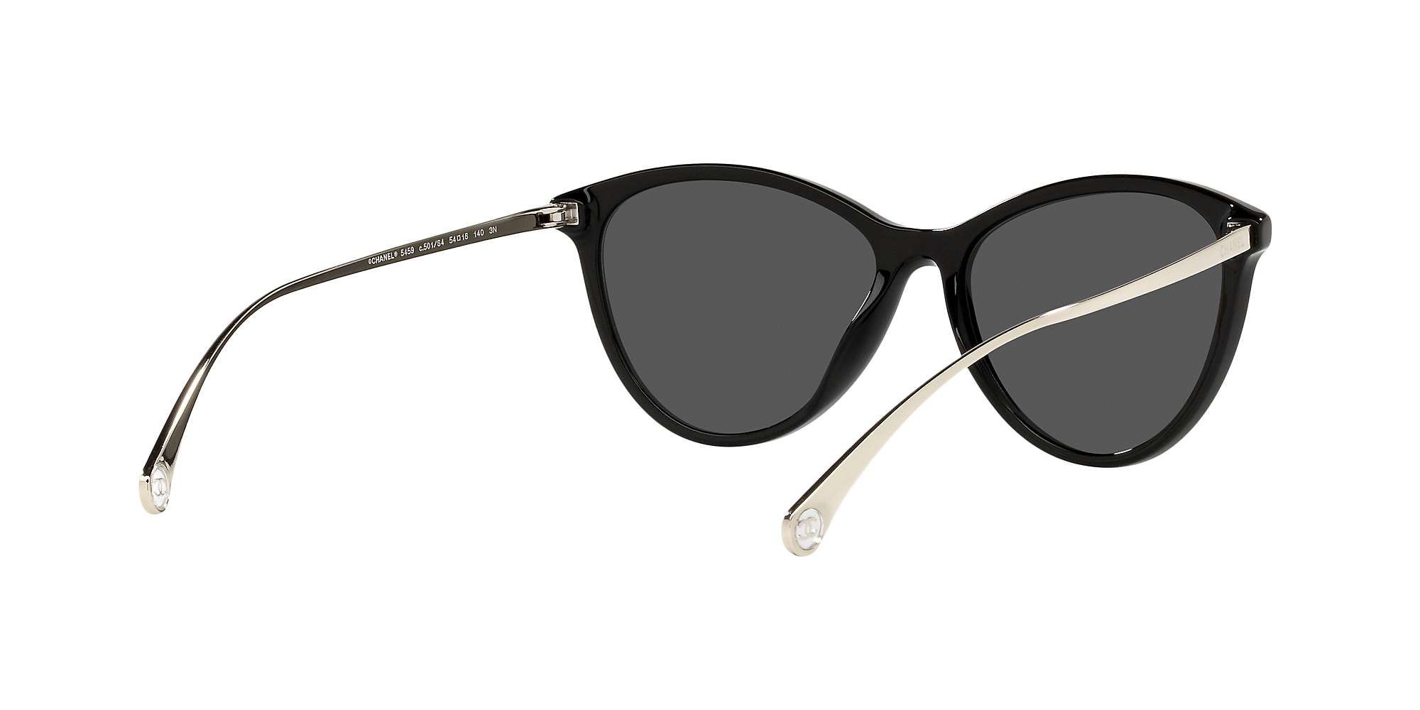 Buy CHANEL CH5459 Women's Phantos Sunglasses, Black Online at johnlewis.com