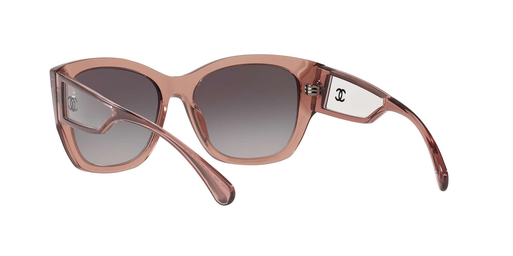 Buy CHANEL Irregular Sunglasses CH5429 Light Brown/Grey Gradient Online at johnlewis.com
