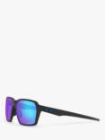 Oakley OO4143 Men's Parlay Prizm Polarised Rectangular Sunglasses
