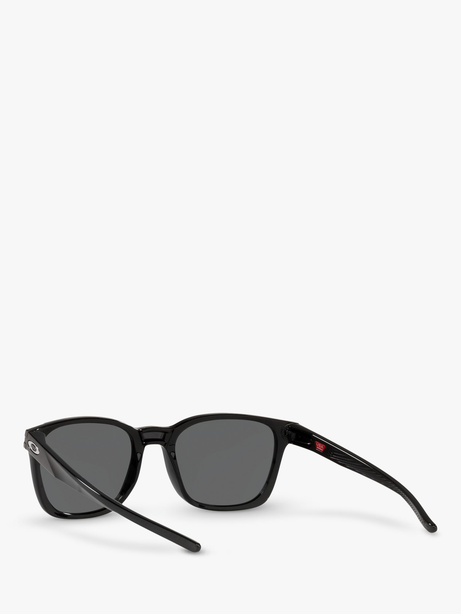 Buy Oakley OO9018 Men's Objector Polarised Sunglasses, Black Ink/Grey Online at johnlewis.com