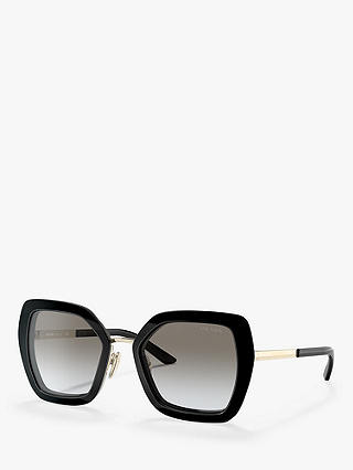 Prada PR 53YS Women's Pillow Sunglasses, Black