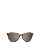 CHANEL CH5459 Women's Phantos Sunglasses, Toffee Horn