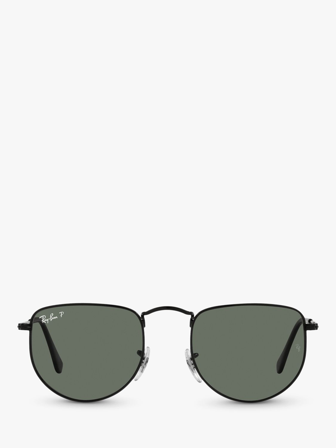 Buy Ray-Ban RB3958 Unisex Elon Polarised Sunglasses, Black/Green Online at johnlewis.com