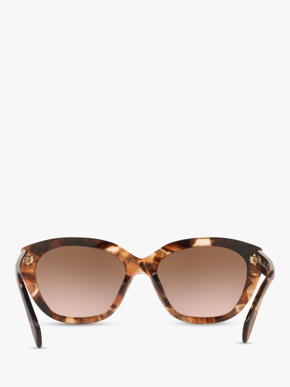 Prada PR 16XS Women's Irregular Sunglasses, Havana Caramello/Gradient at  John Lewis & Partners