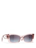 CHANEL CH5430 Women's Irregular Sunglasses, Pink