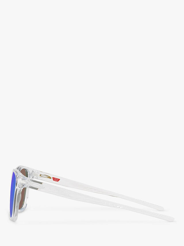 Oakley OO9018 Men's Objector Sunglasses, Clear/Blue