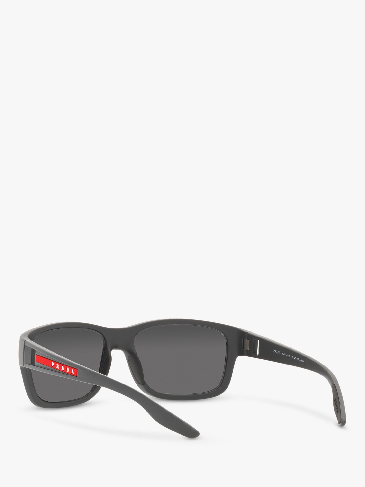 Buy Prada Linea Rossa PS 01WS Men's Pillow Polarised Sunglasses Online at johnlewis.com