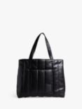 Ted Baker Jaz Vertically Quilted Tote Bag, Black