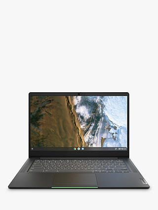 Lenovo IdeaPad 5i Chromebook Laptop, Intel Pentium Gold Processor, 4GB RAM, 128GB SSD, 14" Full HD Touchscreen, Storm Grey