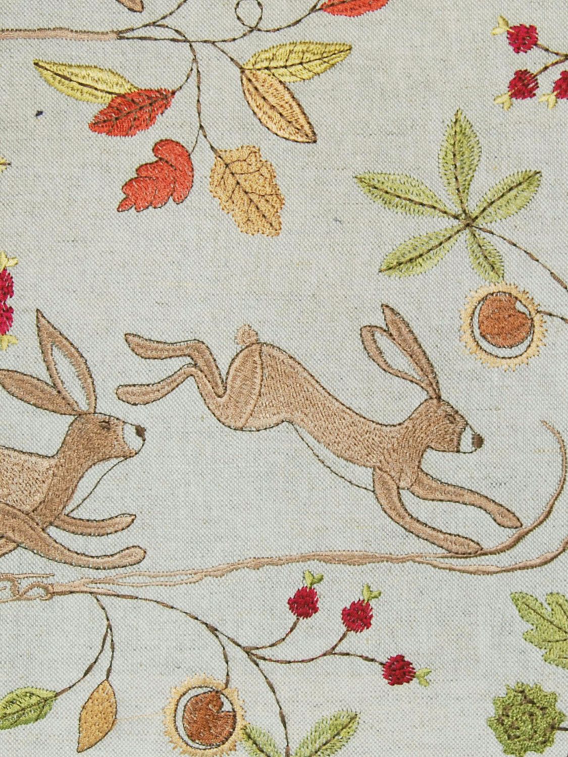 Voyage Fox & Hare Furnishing Fabric, Linen