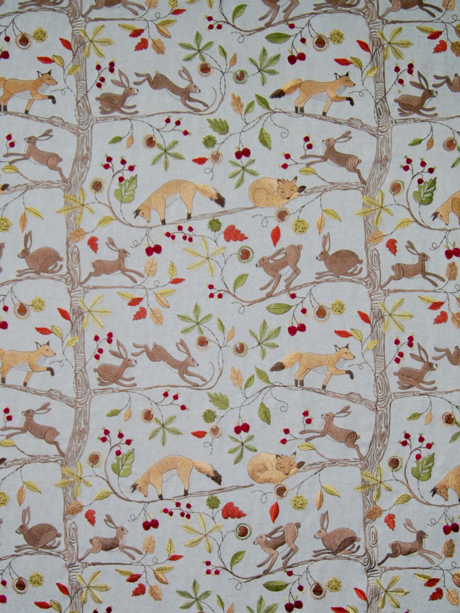 Voyage Fox & Hare Furnishing Fabric, Linen