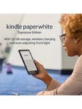 Amazon Kindle Paperwhite (11th Generation) Signature Edition, Waterproof eReader, 6.8" High Resolution Illuminated Touch Screen with Auto-Adjusting Front Light and Wireless Charging, 32GB, Black