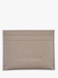 Longchamp Le Foulonné Leather Card Holder, Turtledove