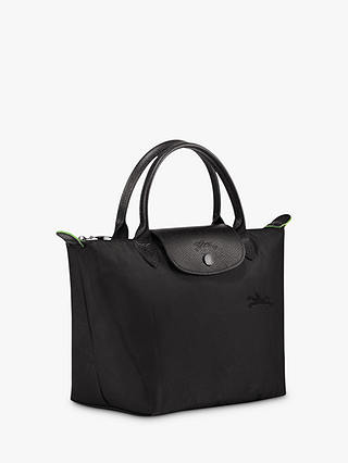 Longchamp Le Pliage Recycled Canvas Small Top Handle Bag, Black