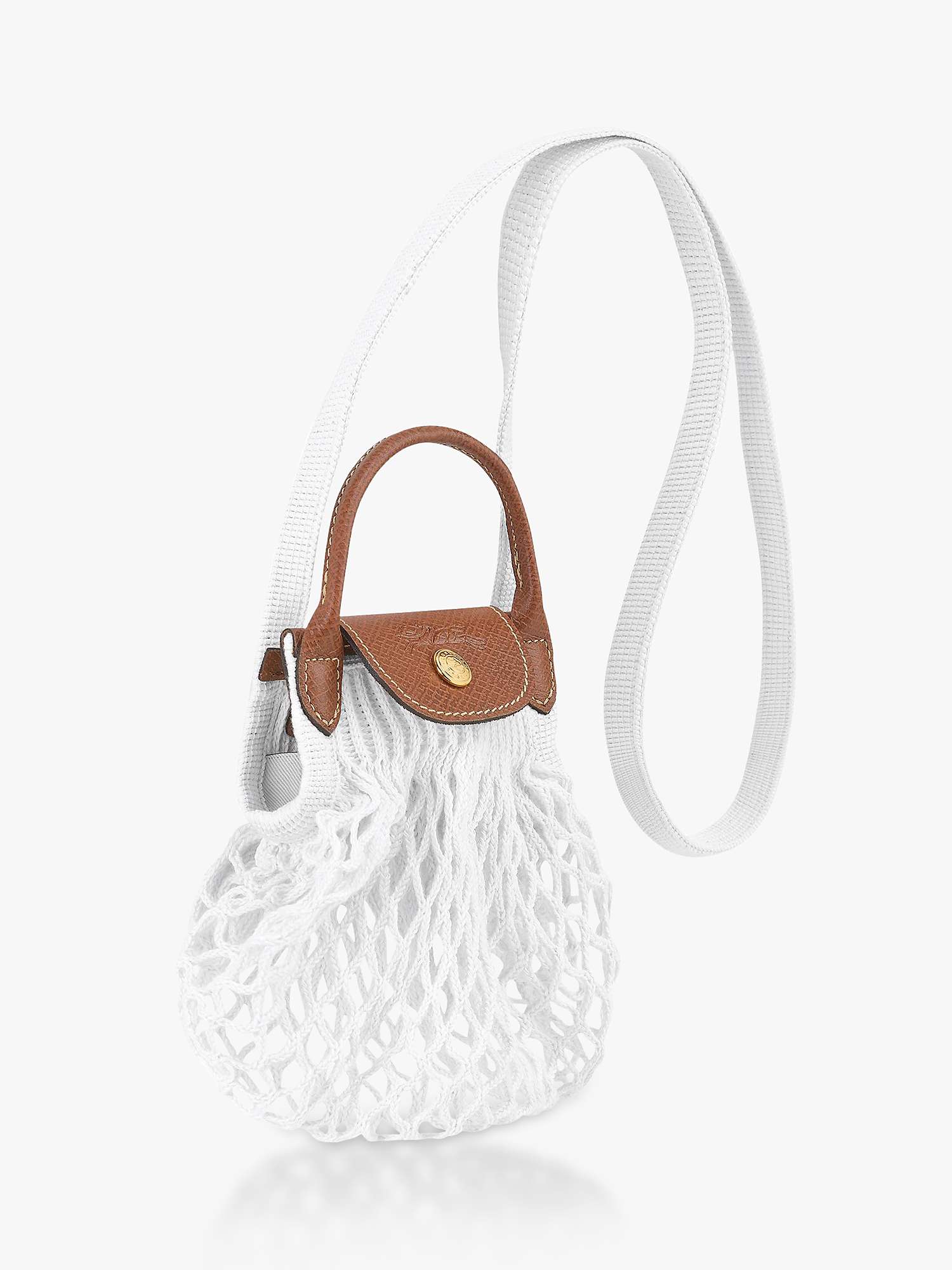 Buy Longchamp Le Pliage Filet Mini Top Handle Bag Online at johnlewis.com
