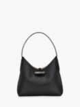 Longchamp Roseau Leather Shoulder Bag, Black
