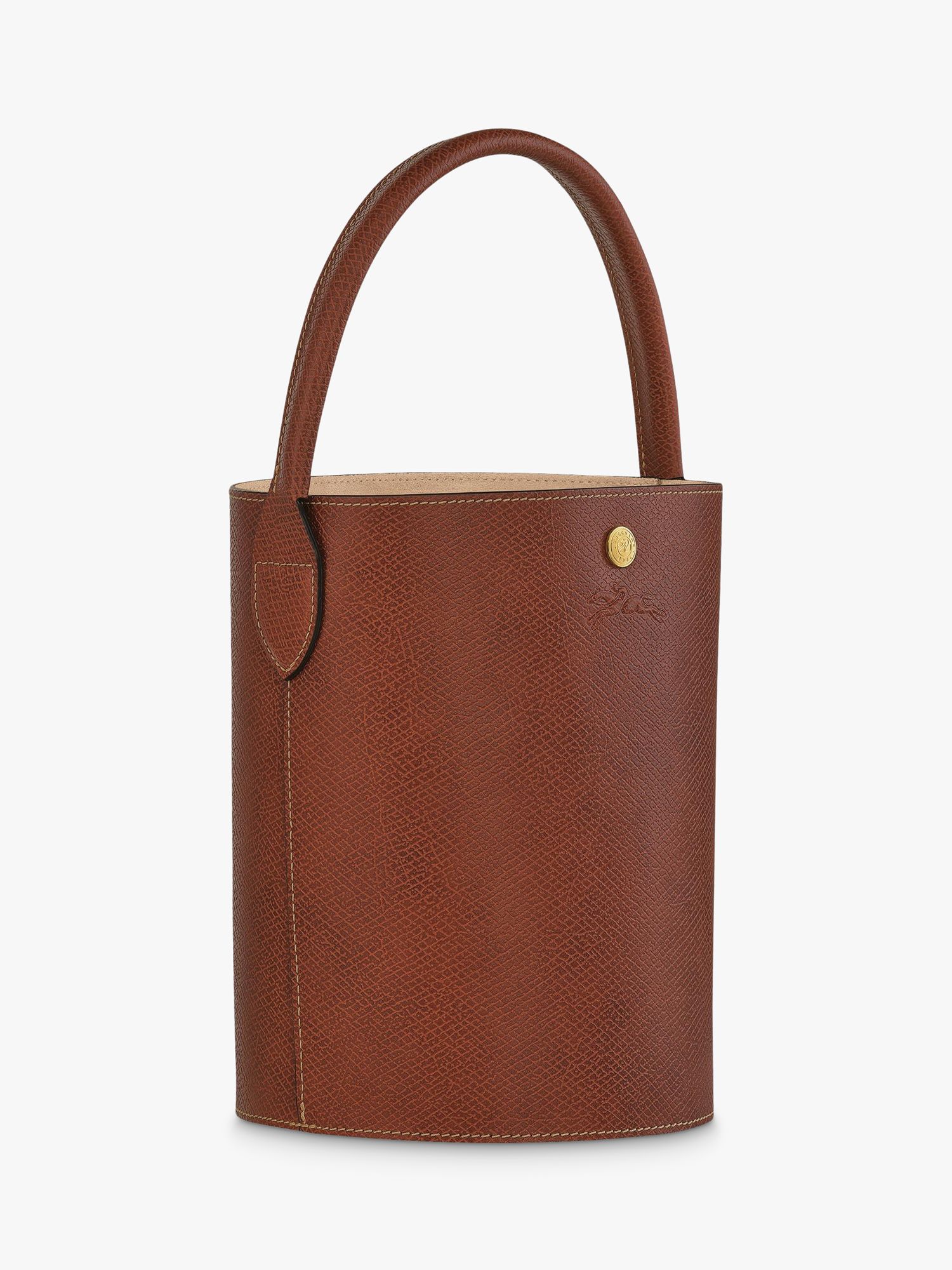 Longchamp Epure Leather Cross Body Bag, Brown at John Lewis & Partners