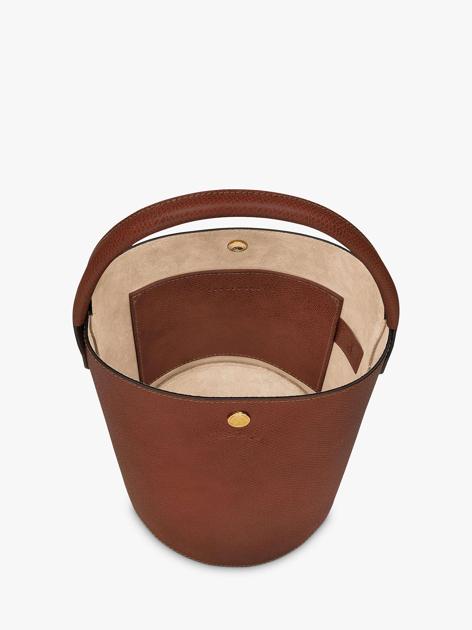 Buy Longchamp Epure Leather Bucket Bag Online at johnlewis.com