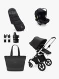 Bugaboo Lynx Pushchair, Turtle Air by Nuna Car Seat & Accessories Bundle, Black