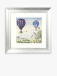 John Lewis Catherine Stephenson 'With Friends All Things Are Possible' Embellished Framed Print & Mount, 62 x 62cm, Blue/Multi