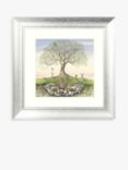 Catherine Stephenson - 'Rise & Shine' Embellished Framed Print & Mount, 62 x 62cm, Green/Multi