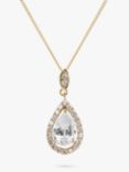 Ivory & Co. Belmont Cubic Zirconia Pendant Necklace, Gold