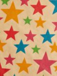John Lewis Rainbow Stars Kraft Wrapping Paper, 5m