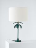 John Lewis + Matthew Williamson Palm Metal/Marble Lamp Base, Green, H43.5cm