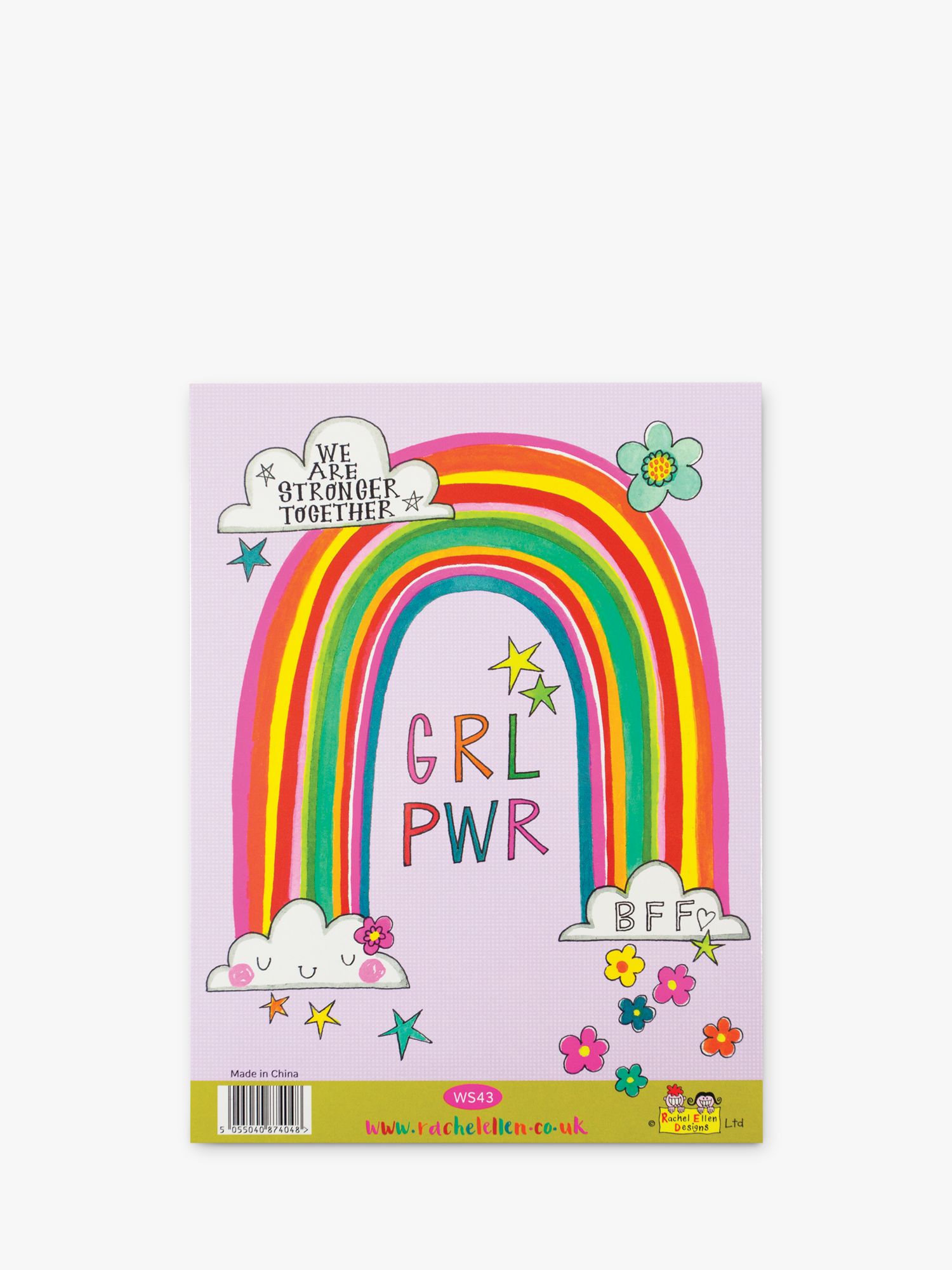 Kids Letter Writing Set Girls Stationery Paper Rainbow Girl Camp