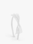 Stych Kids' Bow Plain Headband, White