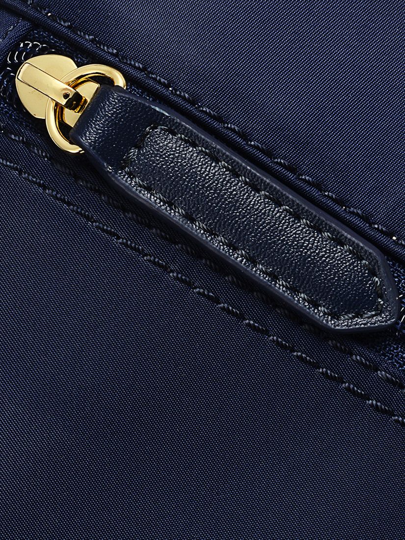 Large ZipTop Tote Bag In Ink Blue, Pocket Essentials Responsible