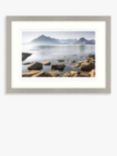 Mike Shepherd - 'Cuillin Mountains' Framed Print & Mount, 57 x 77cm, Blue/Multi